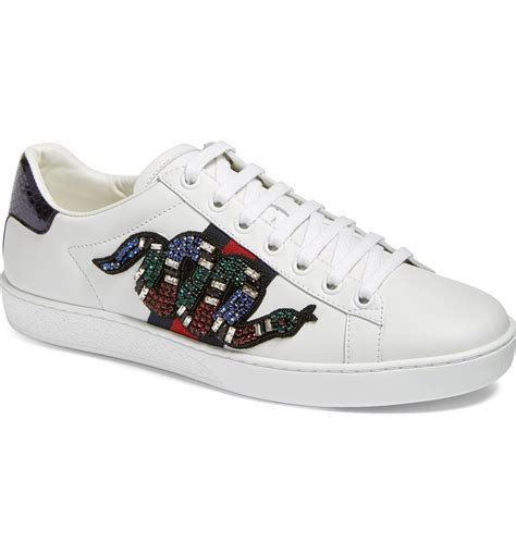 gucci sneakers snake woman|gucci snake sneakers women's.